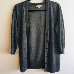 Grey sparkle holiday sweater